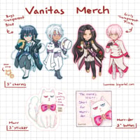 Image 1 of Vanitas Charms/ Murr Sticker/ Murr Button