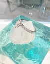 14k white solid gold marquise cut diamond ring /1.00ct