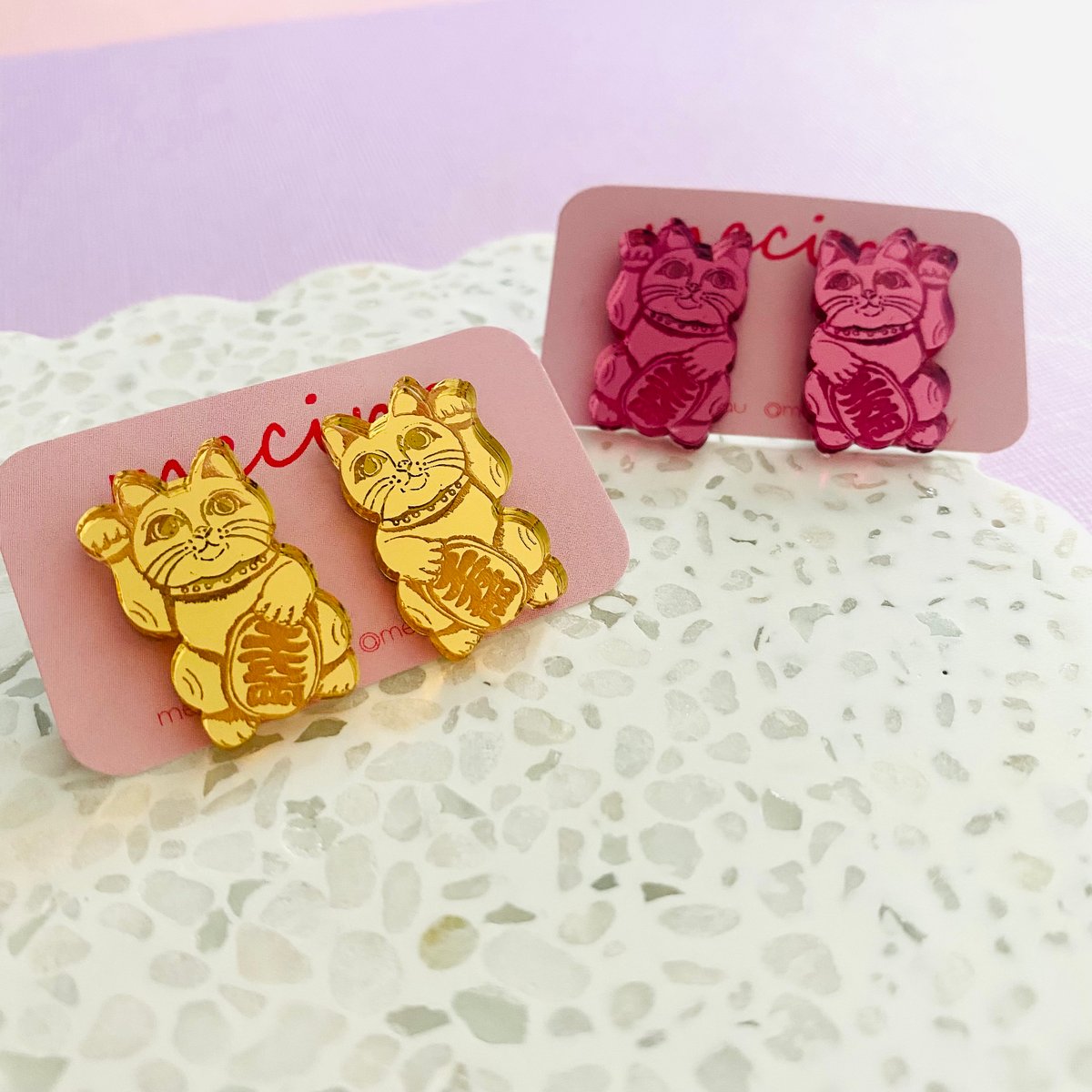 Image of Lucky Cats - Studs
