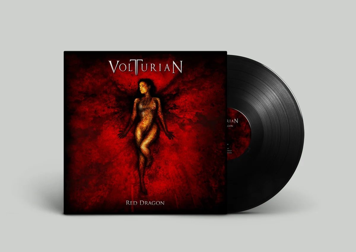 Image of Volturian "Red Dragon" Vinyl (signed)