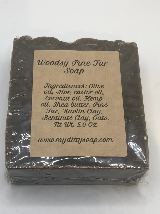 Pine Tar Woodsy, Herbal, Floral Soap