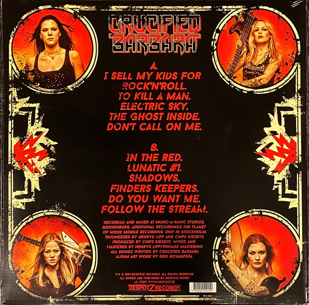 Image of Crucified Barbara - In The Red (Red 180g Vinyl)