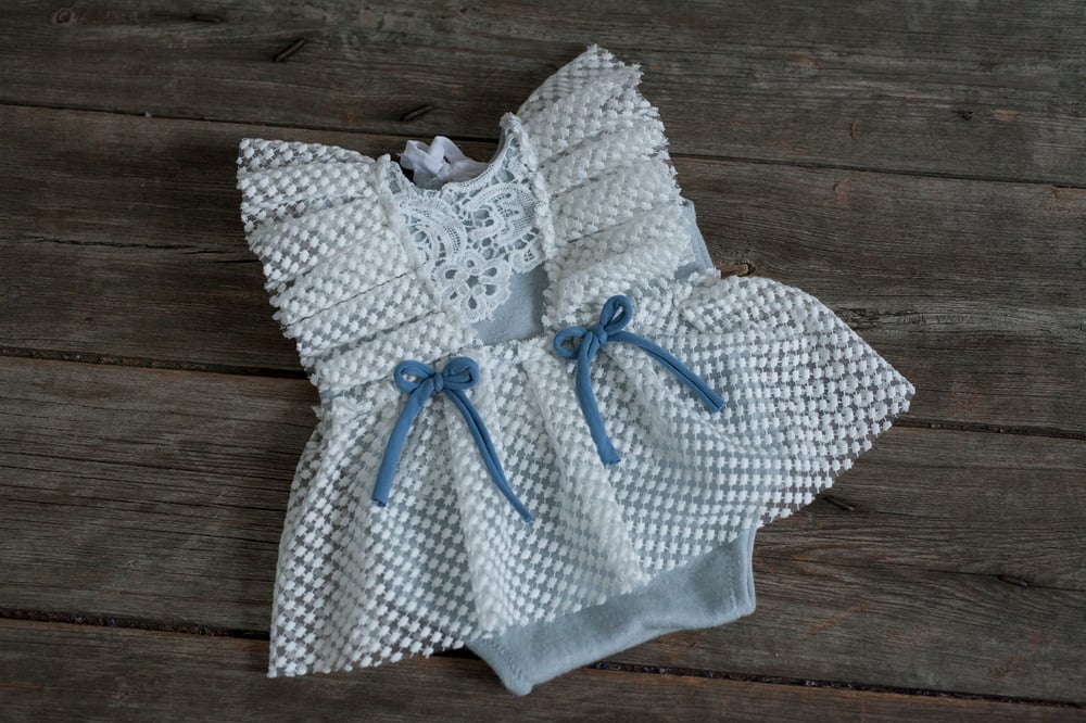 Image of MARTHA ROMPER - NEWBORN/SITTER SIZE