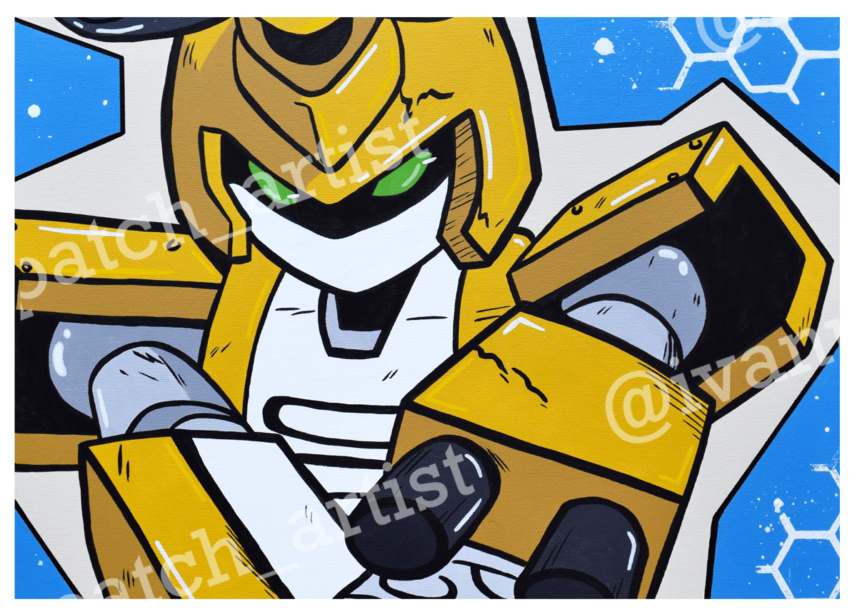 Image of 5x7 print of Stung by a bee