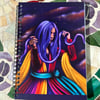 Galactic Dance Spiral Notebook