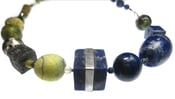 Image of ONE OFF Long Sodalite with Serpentine Chunky Necklace