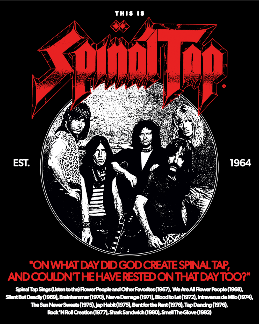 SPINAL TAP TEE - *Left Overs*