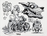 Image 1 of Original Warm Up Ink Drawing Pages