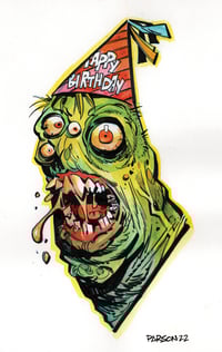 Image 1 of NEW! Full Color Painted Monster Head