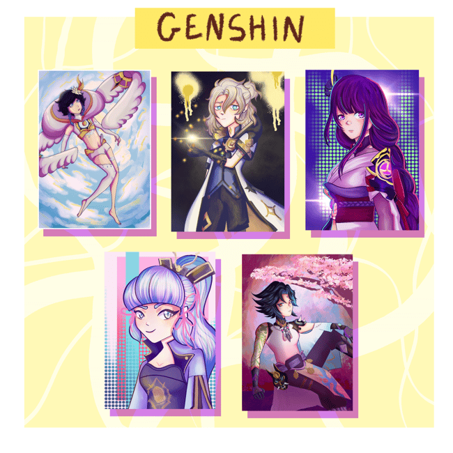 Genshin Prints | ItsJaBoye