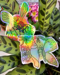 Image 1 of gizz bug holo stickers