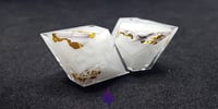 Image 4 of Cursed by Arrogance Uninked Sharp Edge Dice Set