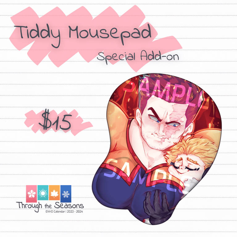 SPECIAL ADD-ON - Enho Tiddy Mouse Pad, by Quic