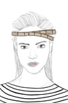Alice Boater Hat / Brown color 
