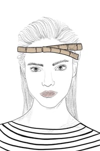 Image 4 of Alice Bolero Hat / Brown color