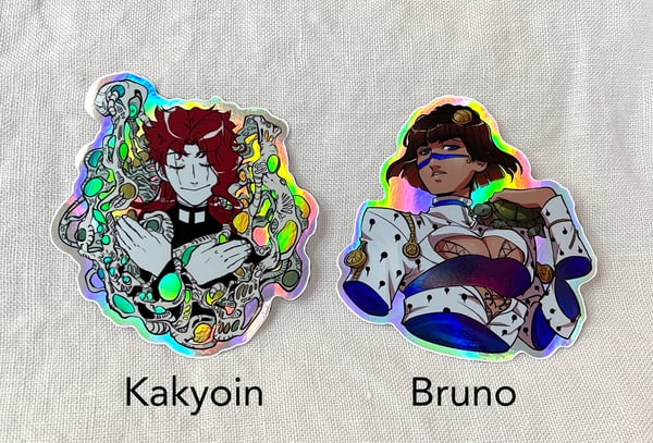 Image of Holographic JOJO Stickers
