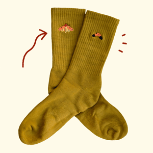 Wooly Bear Moth Socks