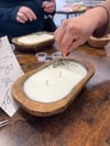 Candle Making Class - Wood Dough Bowl