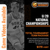 $179+gst - 2023 U20 & Ivor Burge National Championships - Total Tournament Team Package