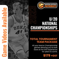 $179+gst - 2023 U20 & Ivor Burge National Championships - Total Tournament Team Package
