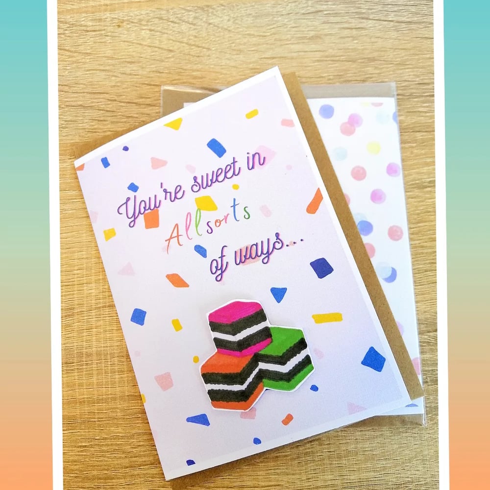 Image of "You're sweet" - Novelty Card 