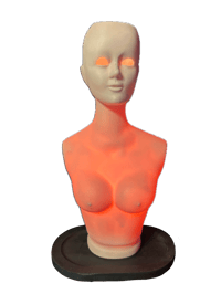 Image 2 of Antique Porcelain Doll Lamp