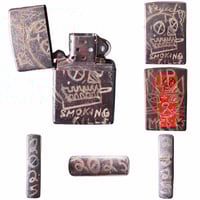Image 5 of 1 of 1 HAND ENGRAVED Zippo Lighter drop