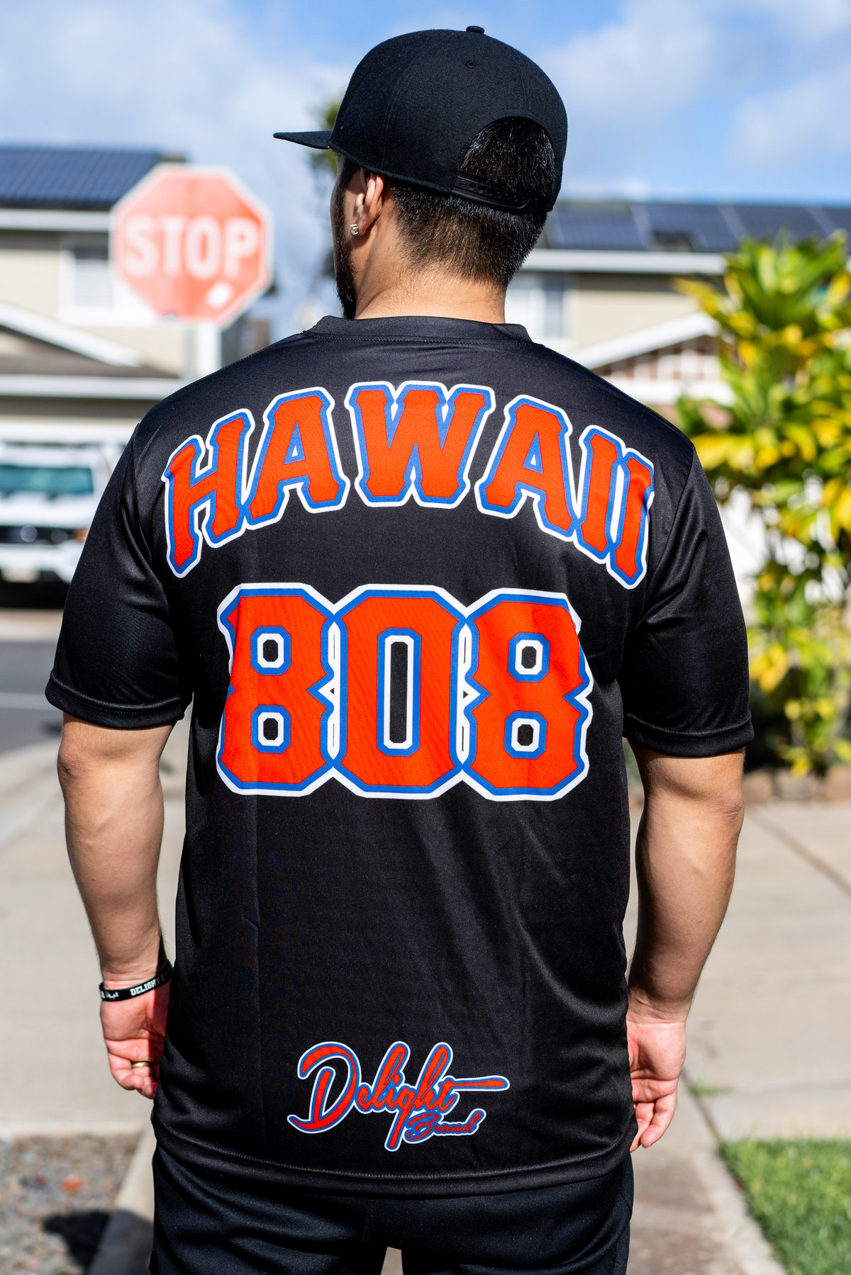 only 3X left) Delight 808 Hawaii 'MLB' Jersey