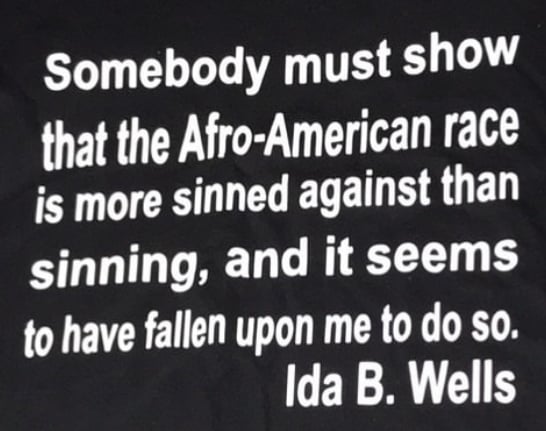 Image of Men's Ida B. Wells Quote T-Shirt