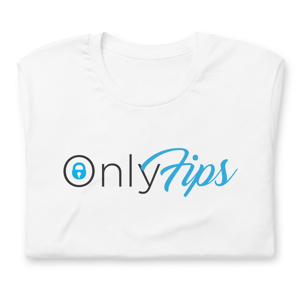 OnlyFIPS White Text T-Shirt