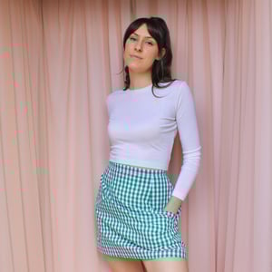 Image of Phuncle Long Sleeve Cropped Merino T Shirt - Ivory