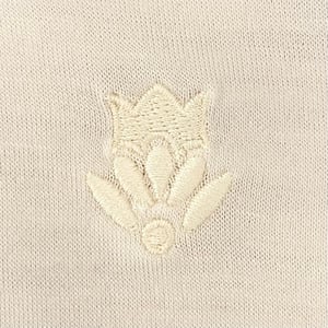 Image of Phuncle Long Sleeve Cropped Merino T Shirt - Ivory