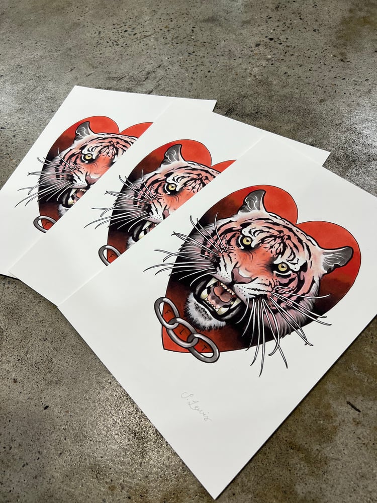 Image of FLT tiger print A4