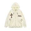Goth Embroidery Hoodies 