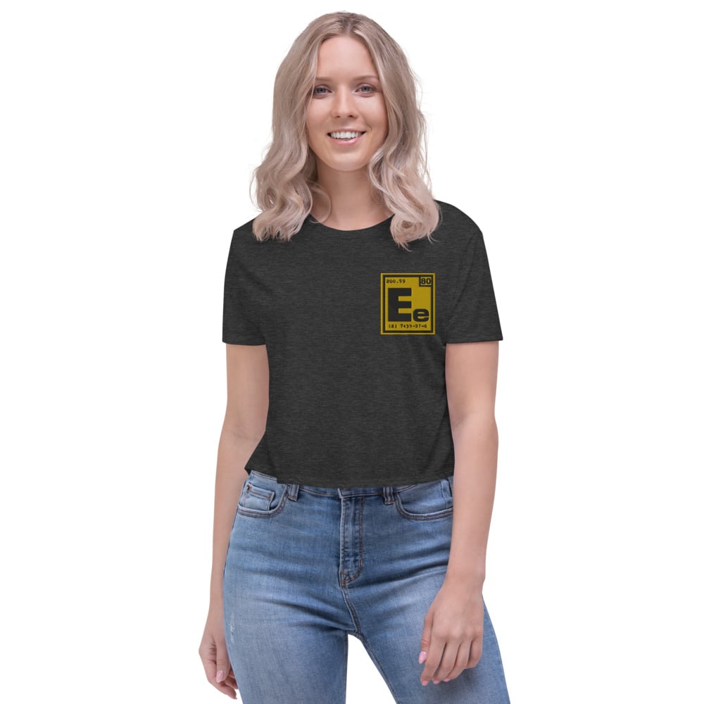 Element Eighty Embroidered Logo Female Crop Tee