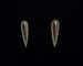 Image of Bronze Rhinesone Pointy Pierced Earrings 