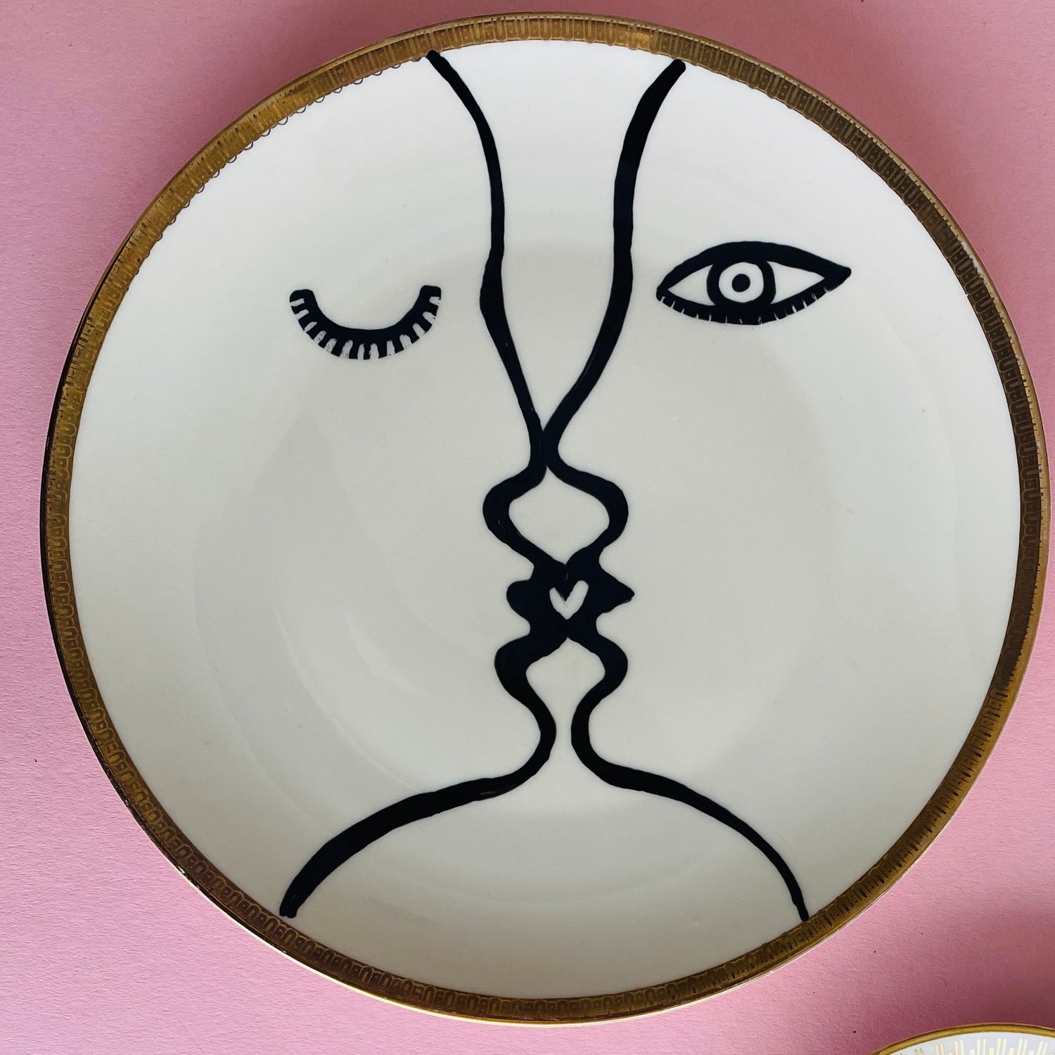 Image of Pre-ORDER! Lovers handpainted plate 