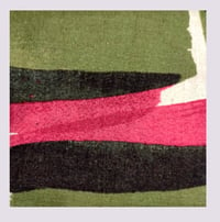 Image 1 of Tissu: Fuchsia and olive paint