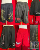 Image of Officially Licensed Guttural Engorgement/Turbidity(RED)/Woundeep/Korpse Mesh Shorts!!