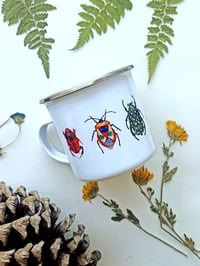 Image 3 of Beetles Camping Mug 