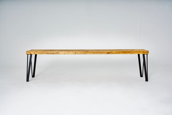 Image of bench #hairpin legs