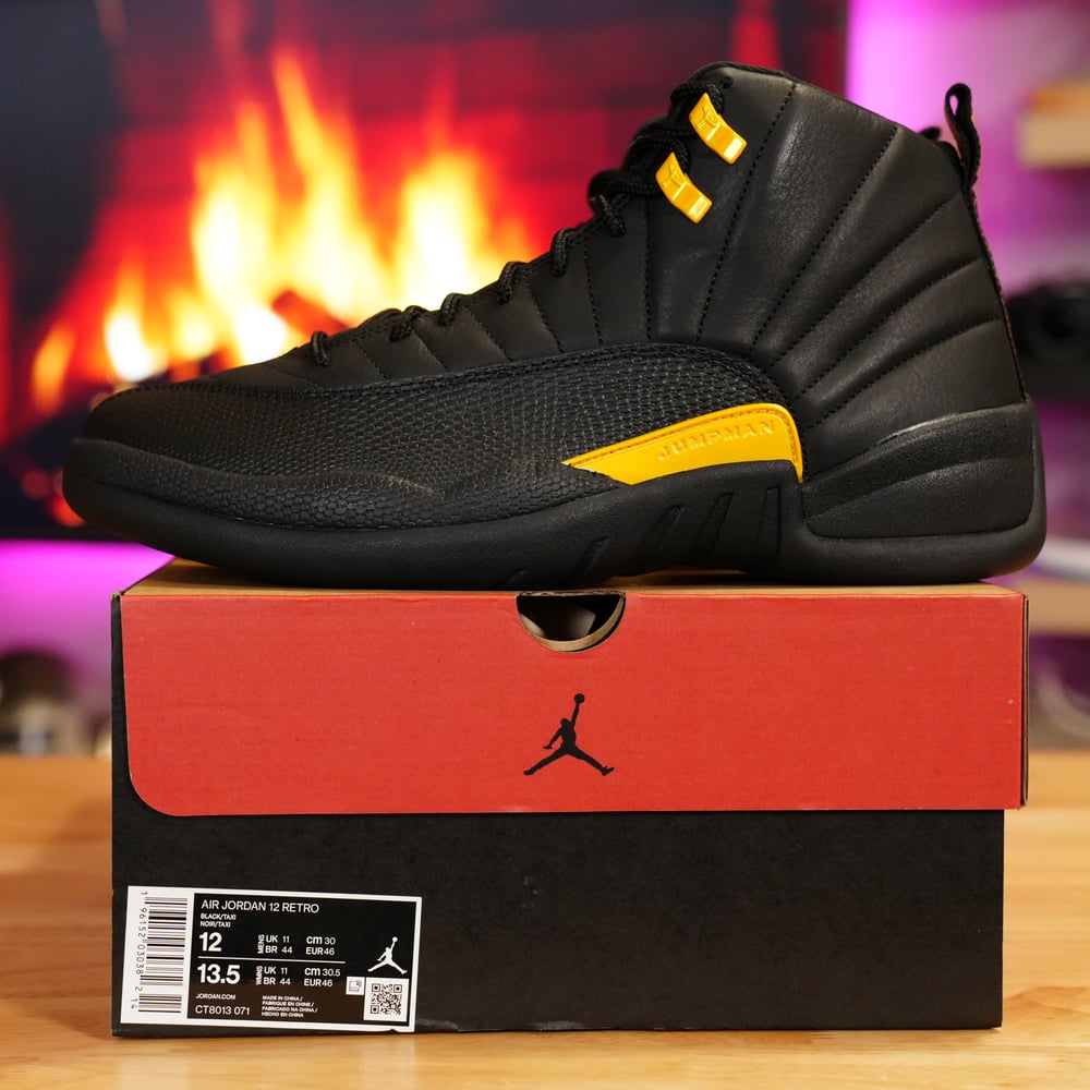 Image of Jordan 12 Retro Black Taxi