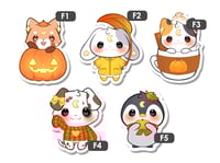 Image 2 of Fall Friends Sticker A