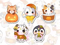 Image 1 of Fall Friends Sticker A