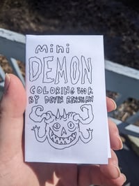 Image 1 of Mini Demon Coloring book