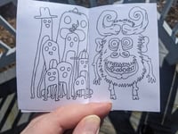 Image 3 of Mini Monster Coloring Book