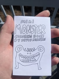 Image 1 of Mini Monster Coloring Book