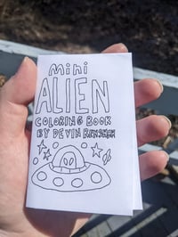 Image 1 of Mini Alien Coloring book