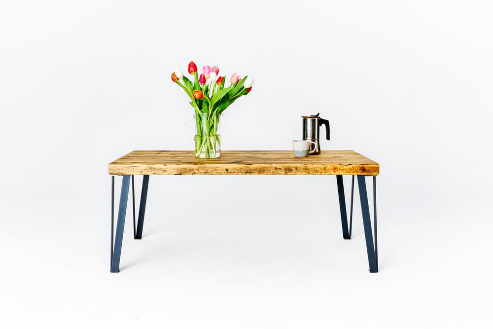 Image of coffee table RAW #hairpin legs