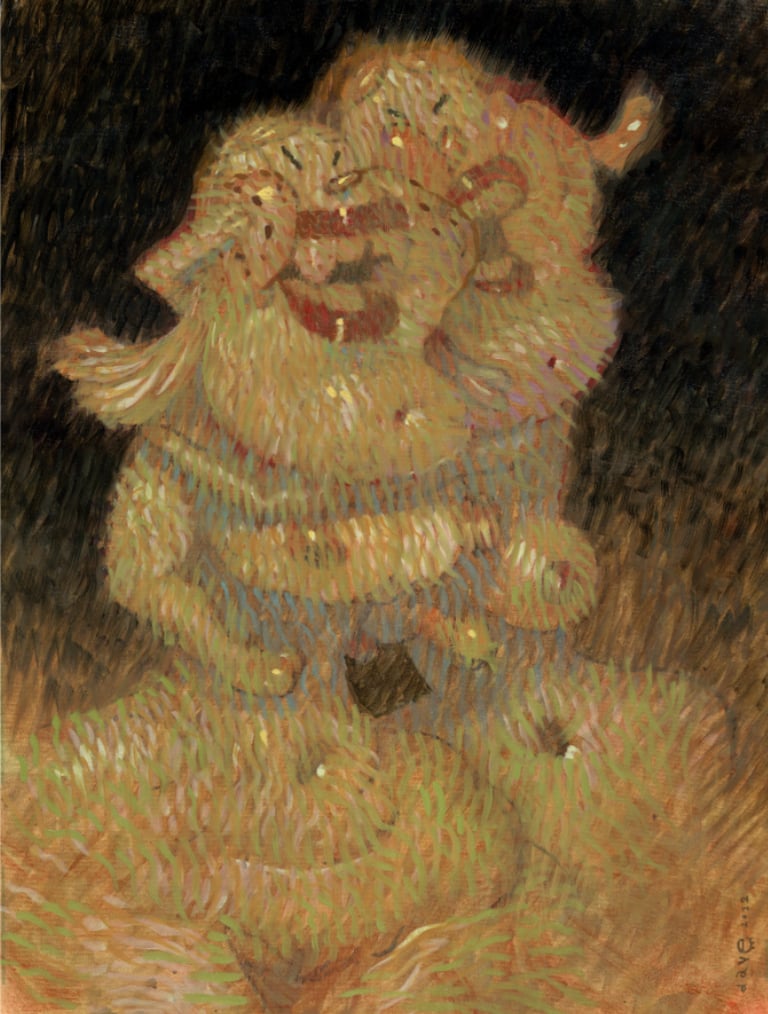 Two Girls oil sketch Image 2